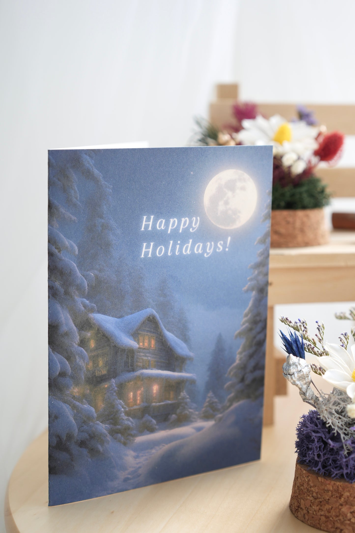Christmas Greeting Cards - Moon Fleur x Be Awesome Today Co. Collaboration