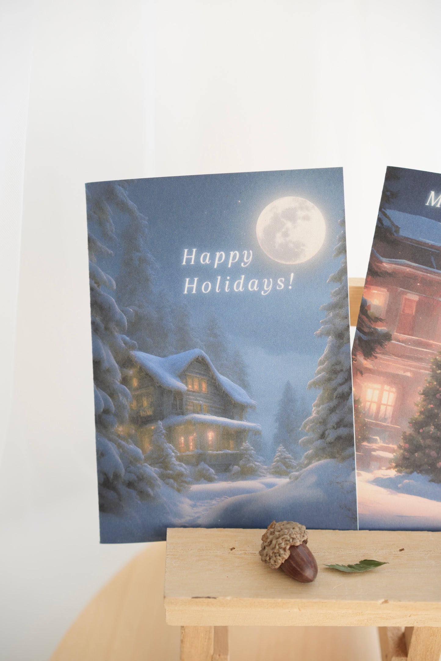 Christmas Greeting Cards - Moon Fleur x Be Awesome Today Co. Collaboration