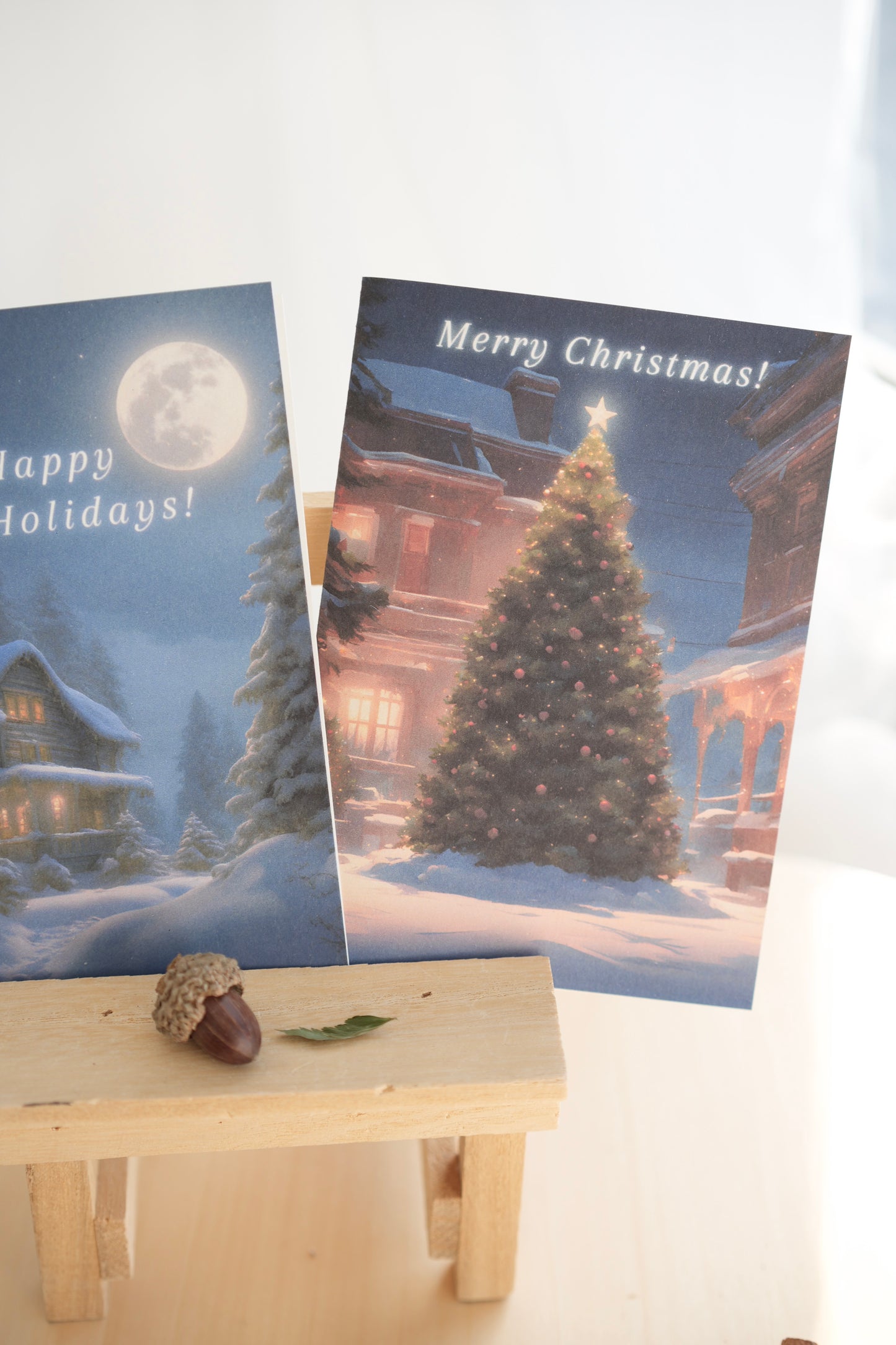 Christmas Greeting Cards - Moon Fleur x Be Awesome Today Co. Collaboration