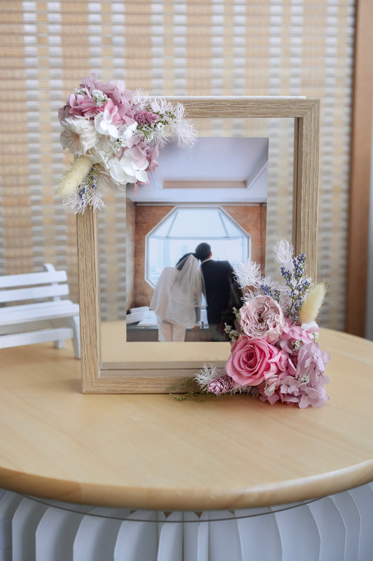 Floral Photo Frame - Blushing Bliss