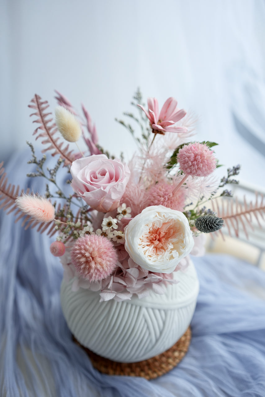 Blushing Blooms Vase