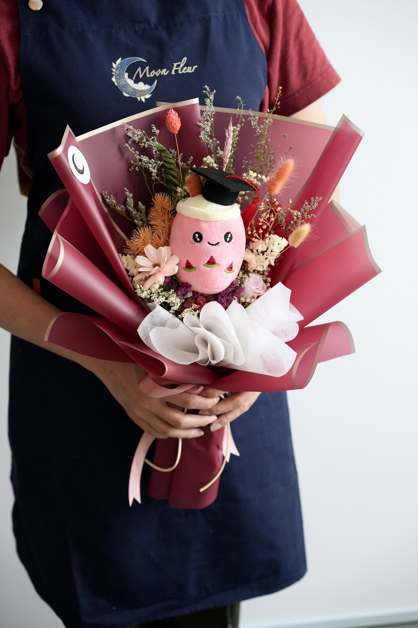 Watermelon Boba Graduation Bouquet Moon Fleur Singapore