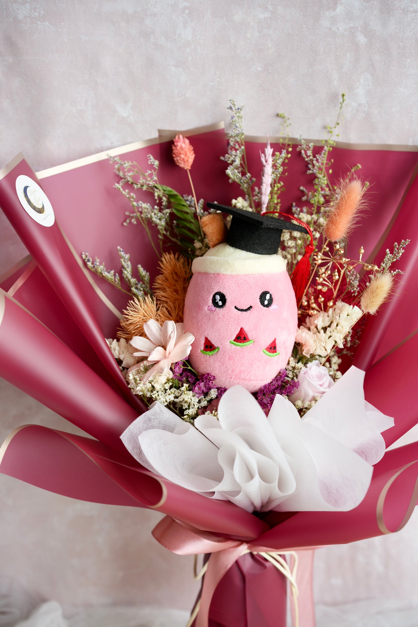 Watermelon Boba Graduation Bouquet Moon Fleur Singapore