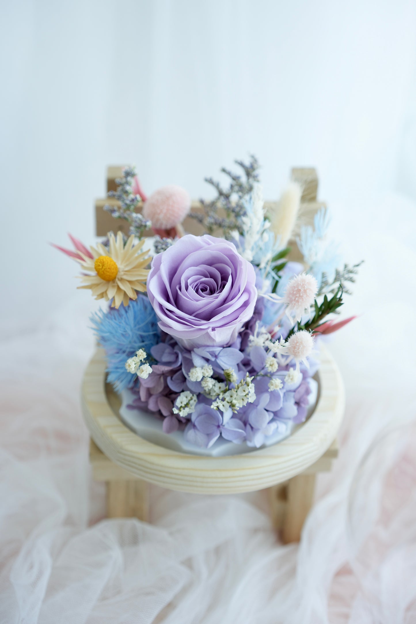 Graceful Summer Glass Dome
