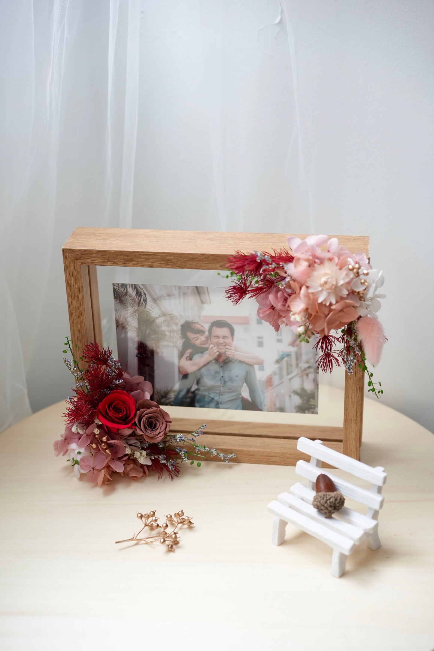 Floral Photo Frame - Eternal Love