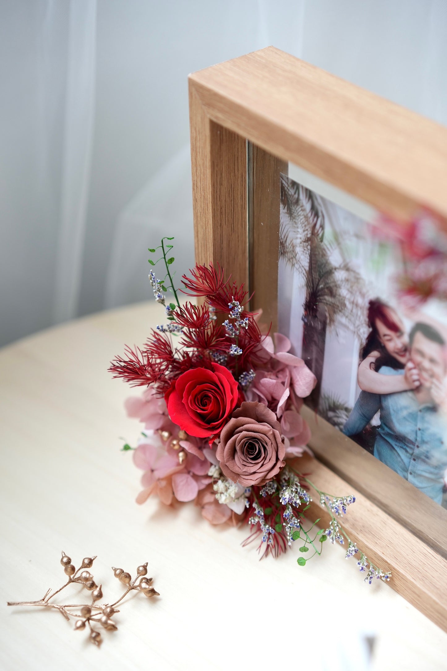 Floral Photo Frame - Eternal Love