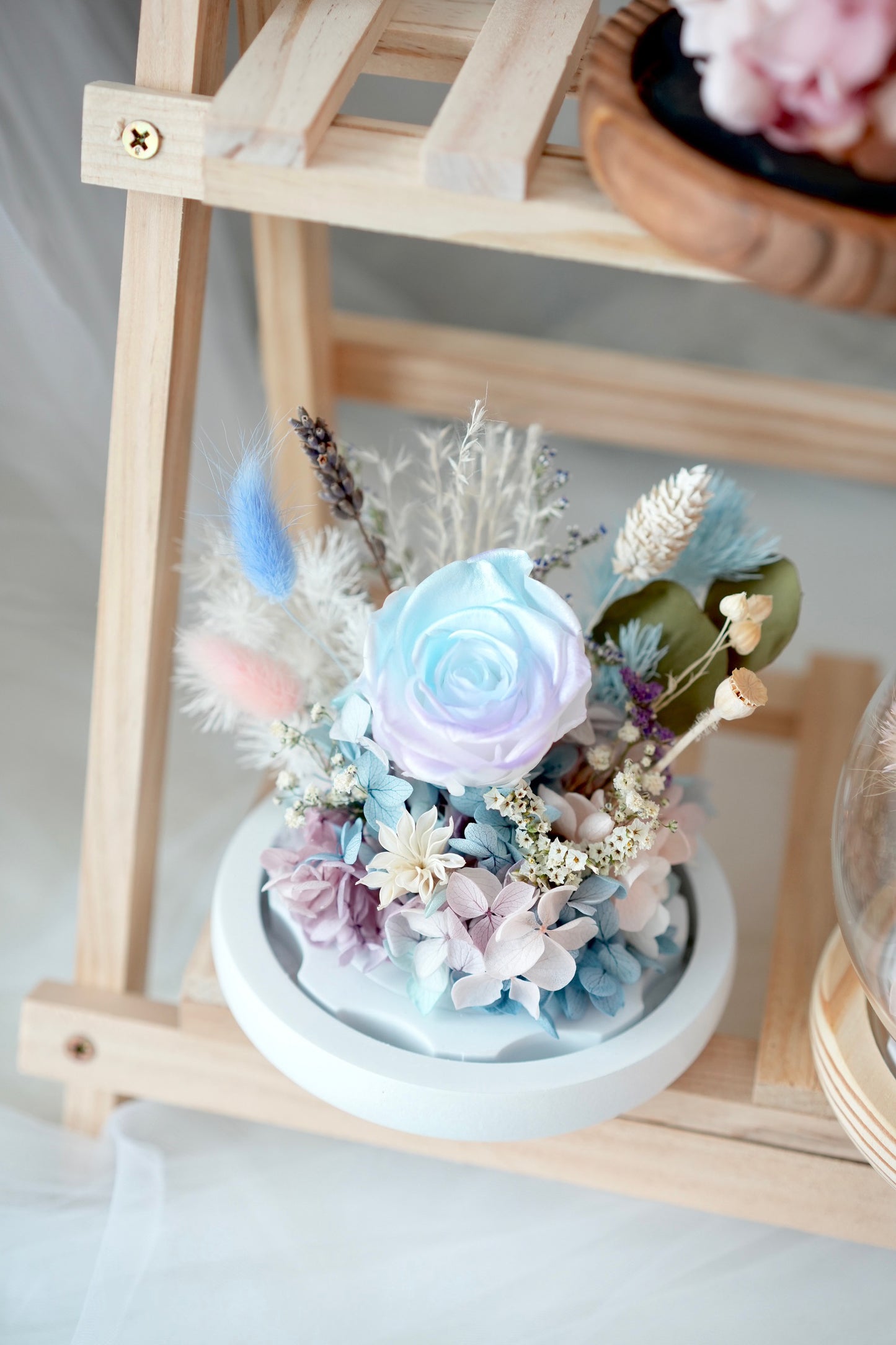 Sparkling Love Glass Dome