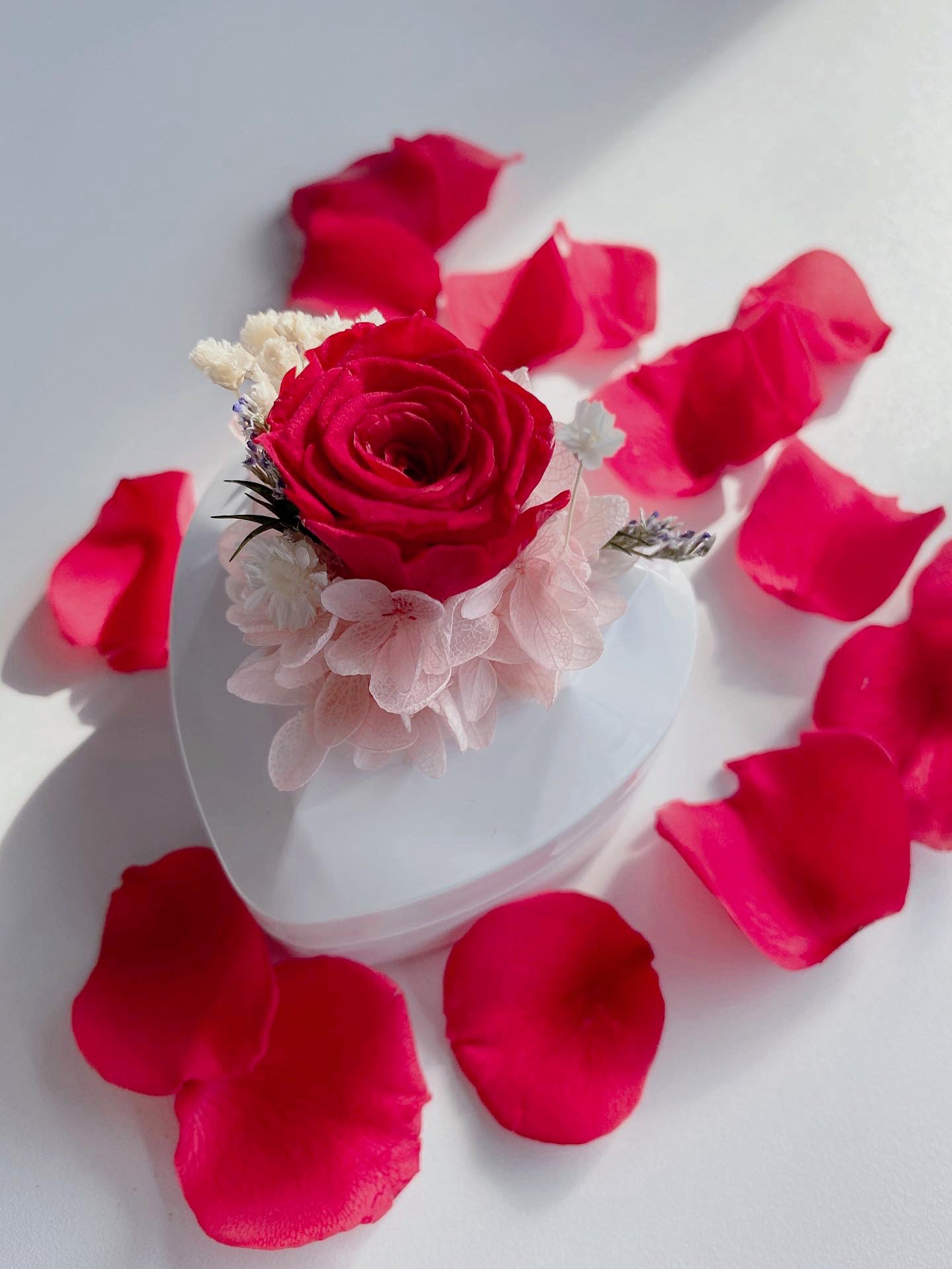 Roses are Red - Heart Proposal Ring Box