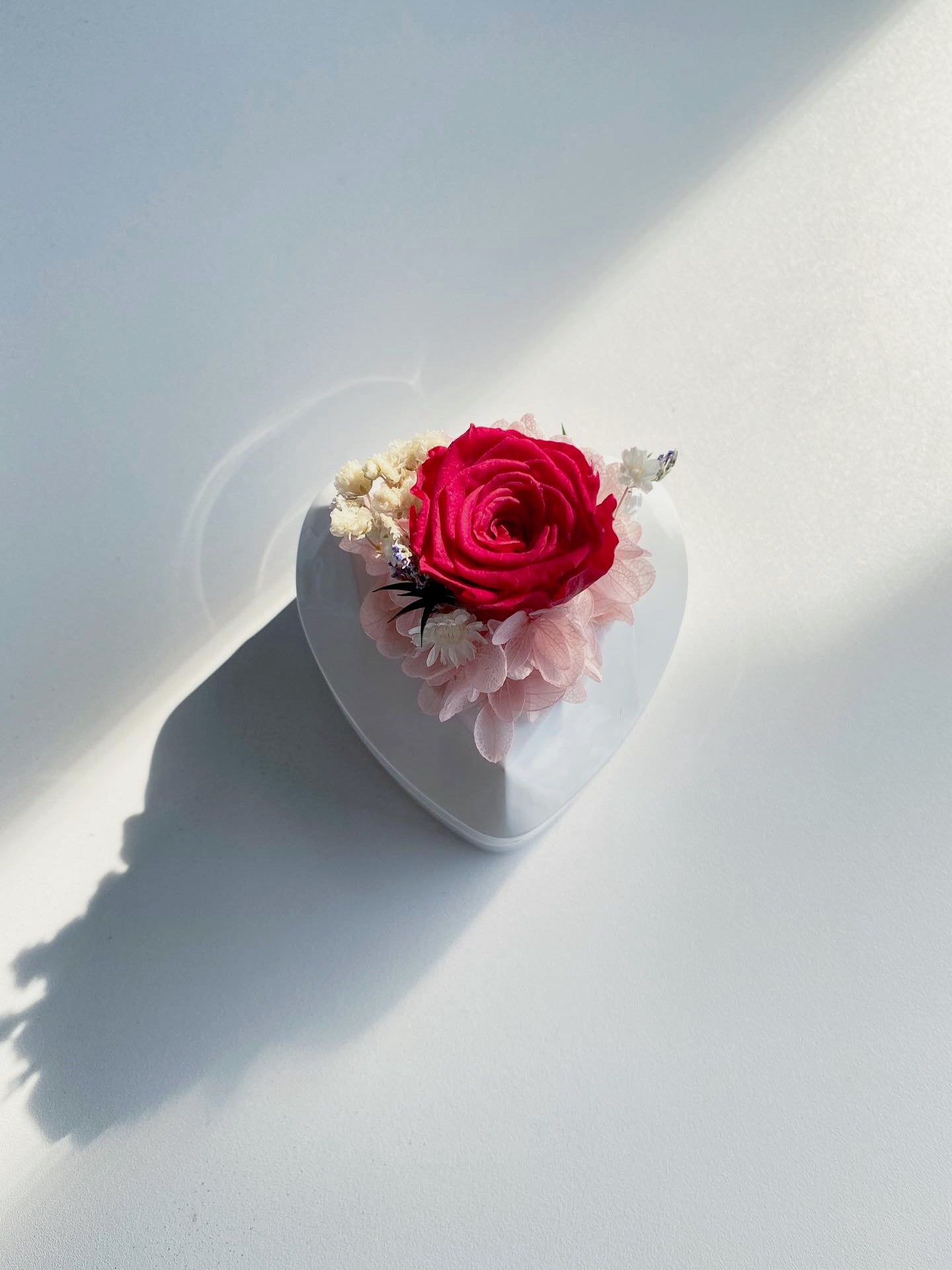 Roses are Red - Heart Proposal Ring Box