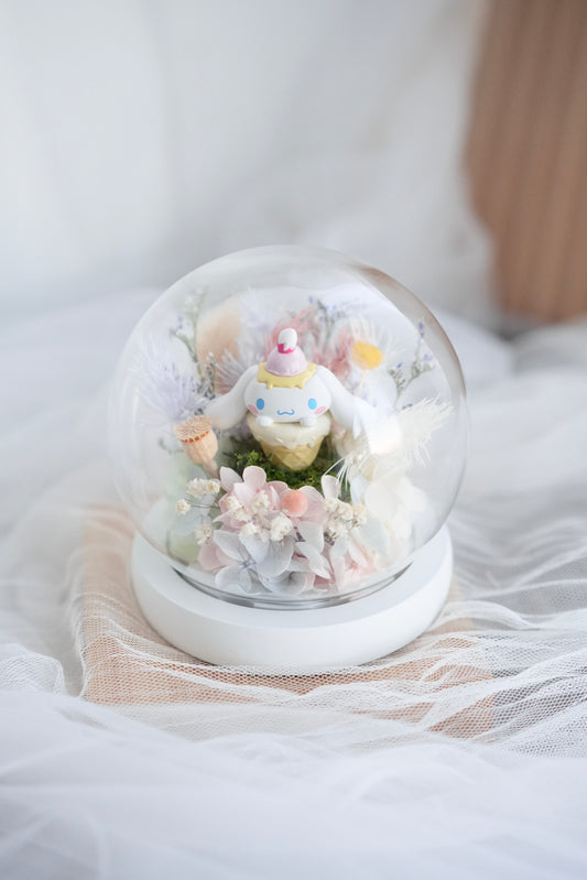 [Limited Edition] Sanrio Flower Dome - Cinnamonroll Mini Ice Cream Series