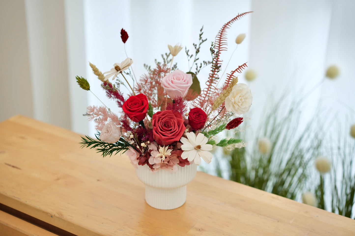 Crimson Romance Vase