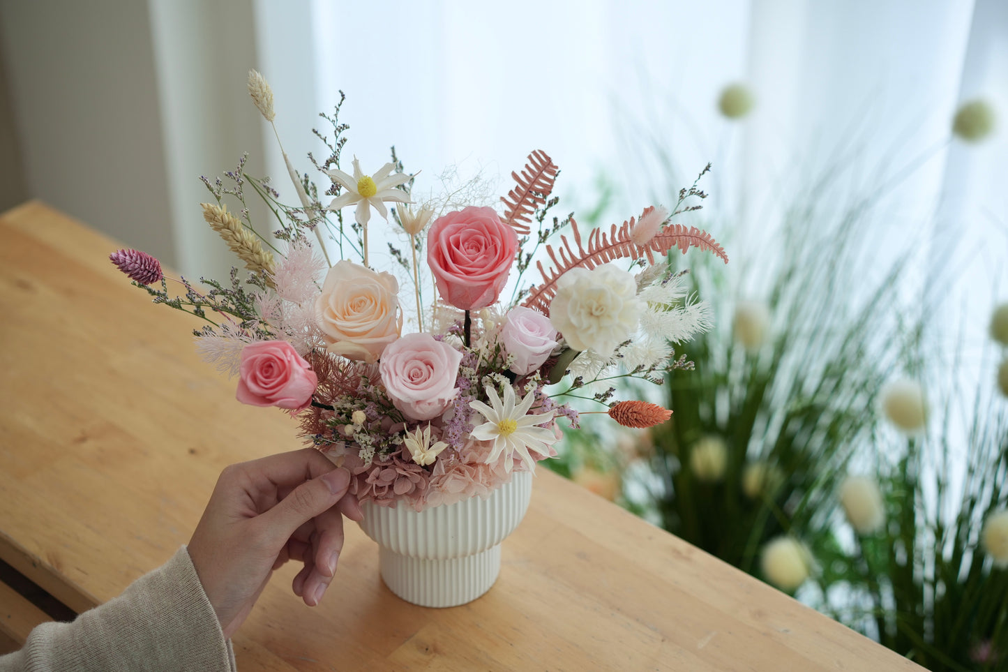 Fuzzy Romance Vase
