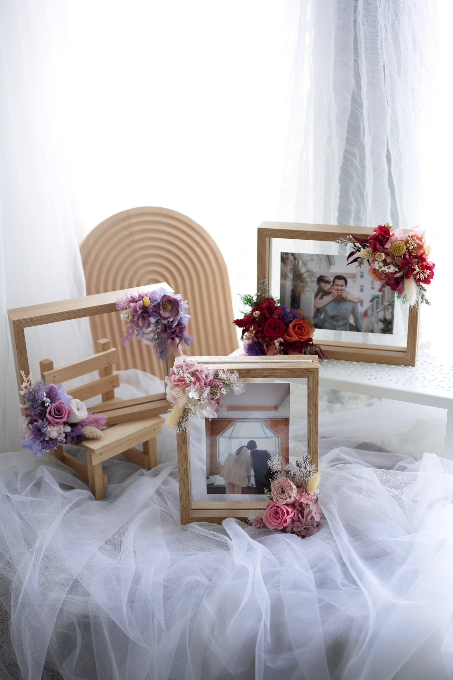 Floral Photo Frame - Berry Bliss