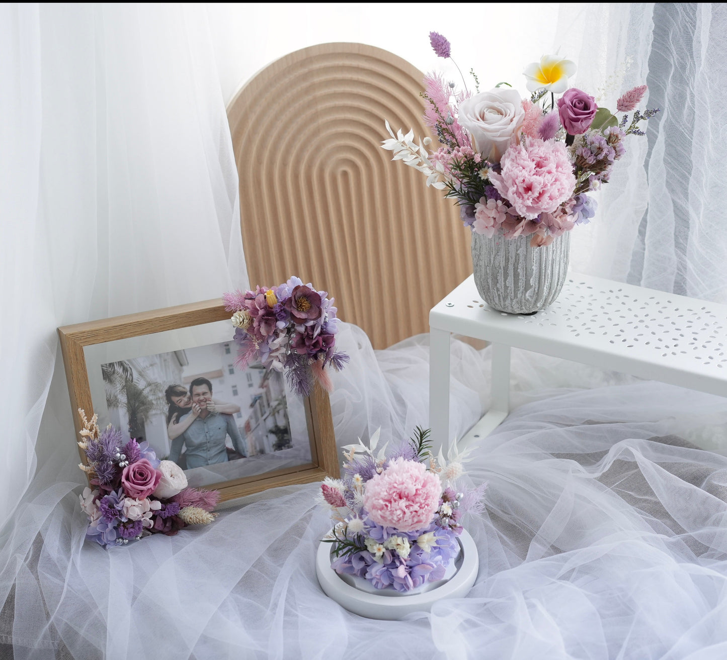 Floral Photo Frame - Berry Bliss