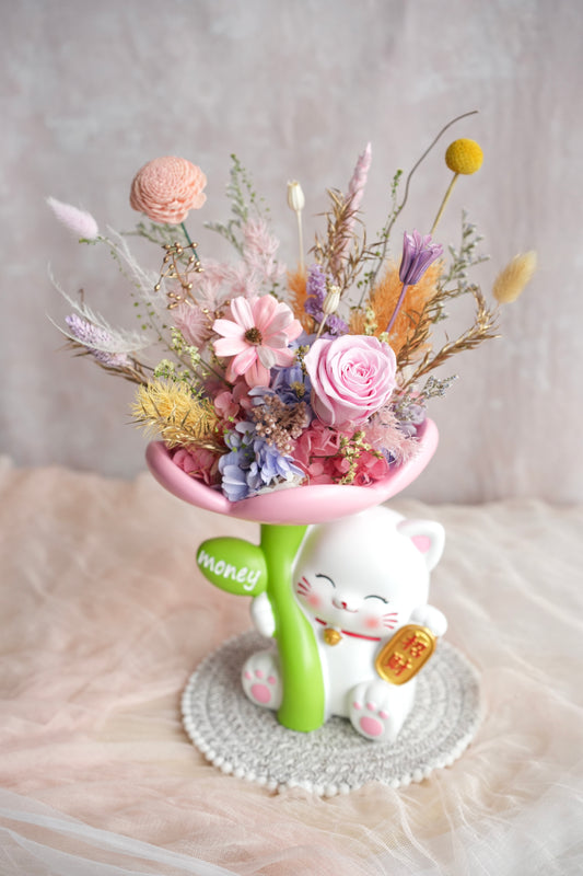 福运绽放 Fortune Cat Flower Vase