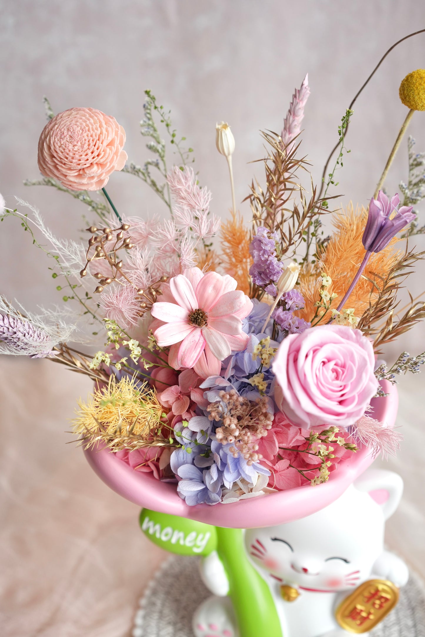 福运绽放 Fortune Cat Flower Vase