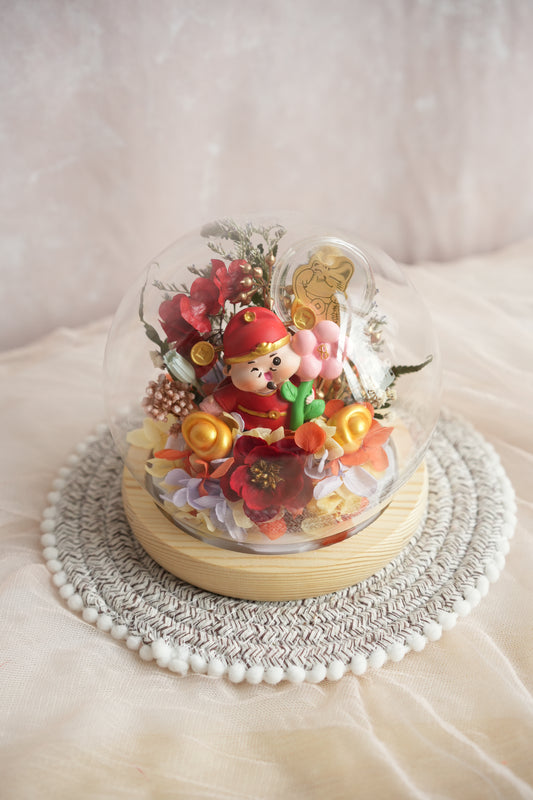 [24K Gold! | Limited] 大吉大利 God of Fortune Flower Dome