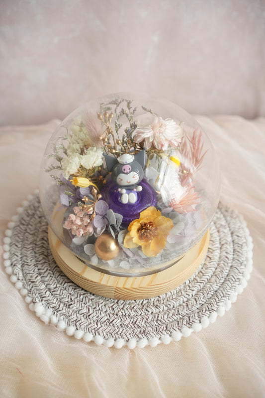 [Limited Edition] Sanrio Flower Dome - Kuromi Swimming Float Series