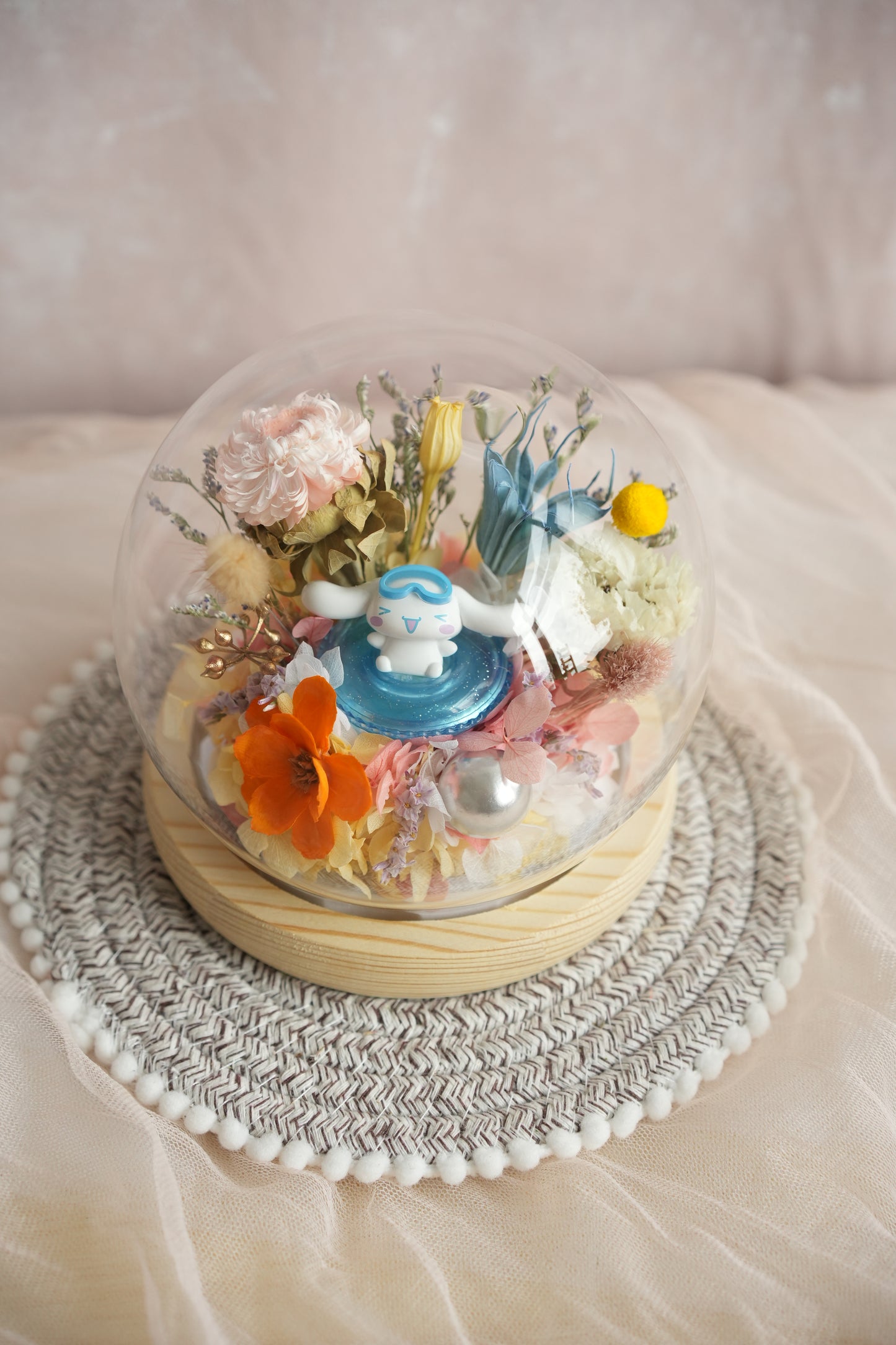 [Limited Edition] Sanrio Flower Dome - Cinnamonroll Swimming Float Series