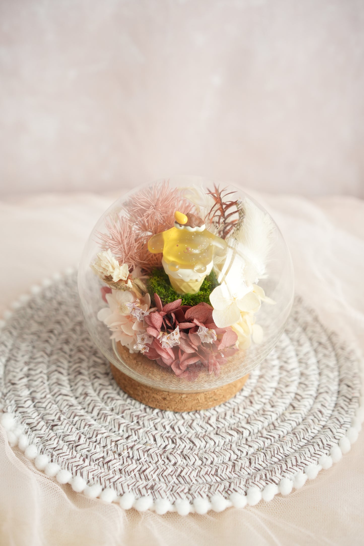 [Limited Edition] Sanrio Flower Dome - Pompompurin Ice Cream Cone Series