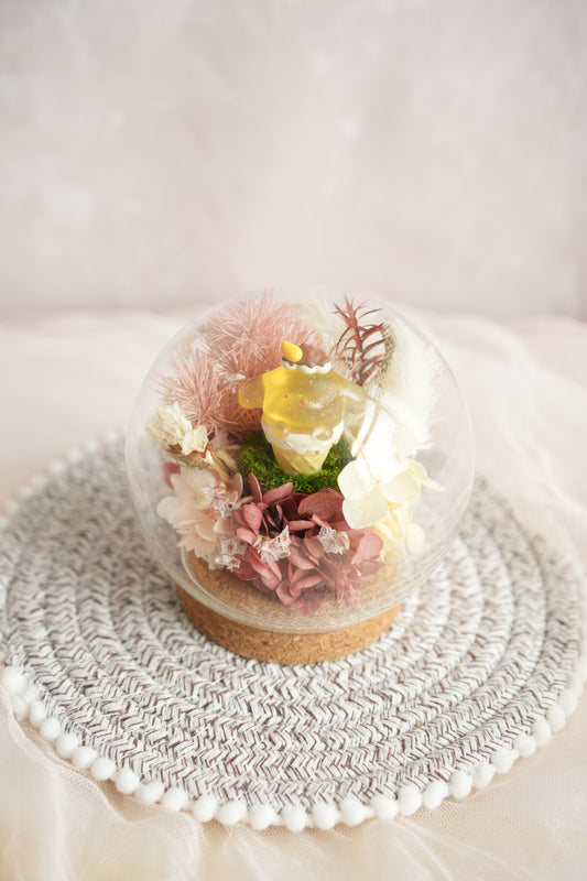 [Limited Edition] Sanrio Flower Dome - Pompompurin Ice Cream Cone Series