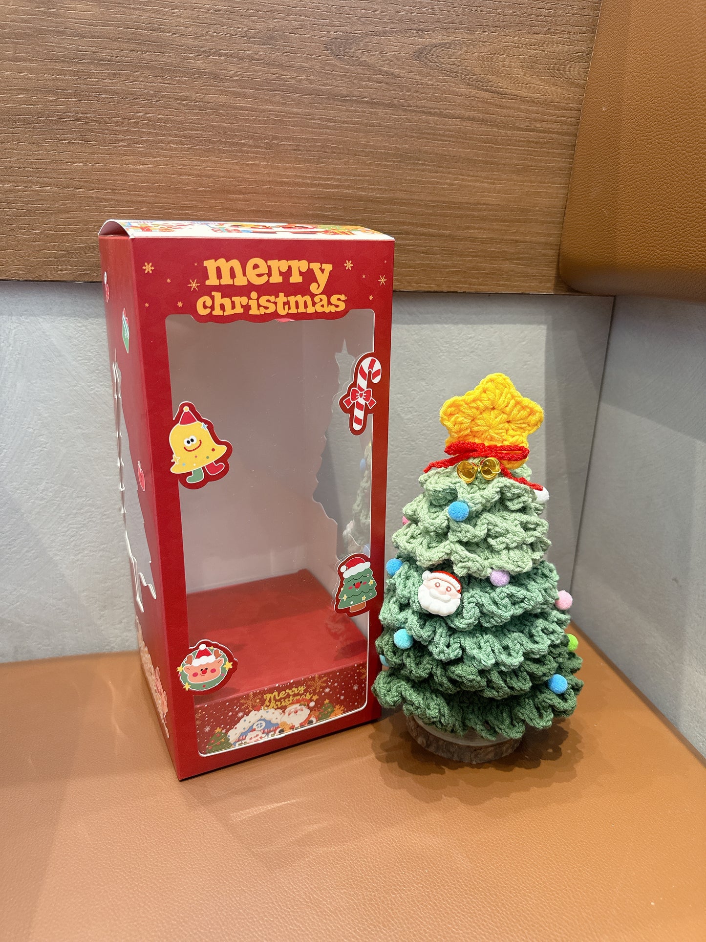 [Limited!] Crochet Small Christmas Tree w/ Fairy Lights