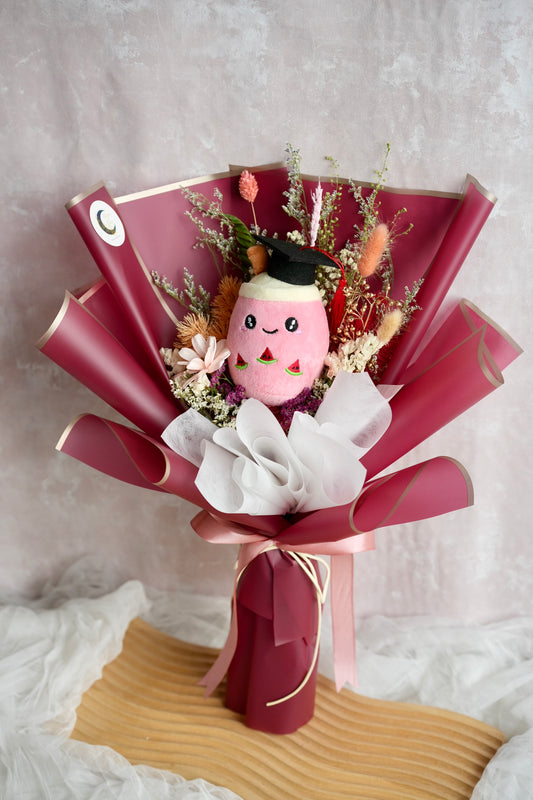 Watermelon Boba Graduation Bouquet Moon Fleur Singapore