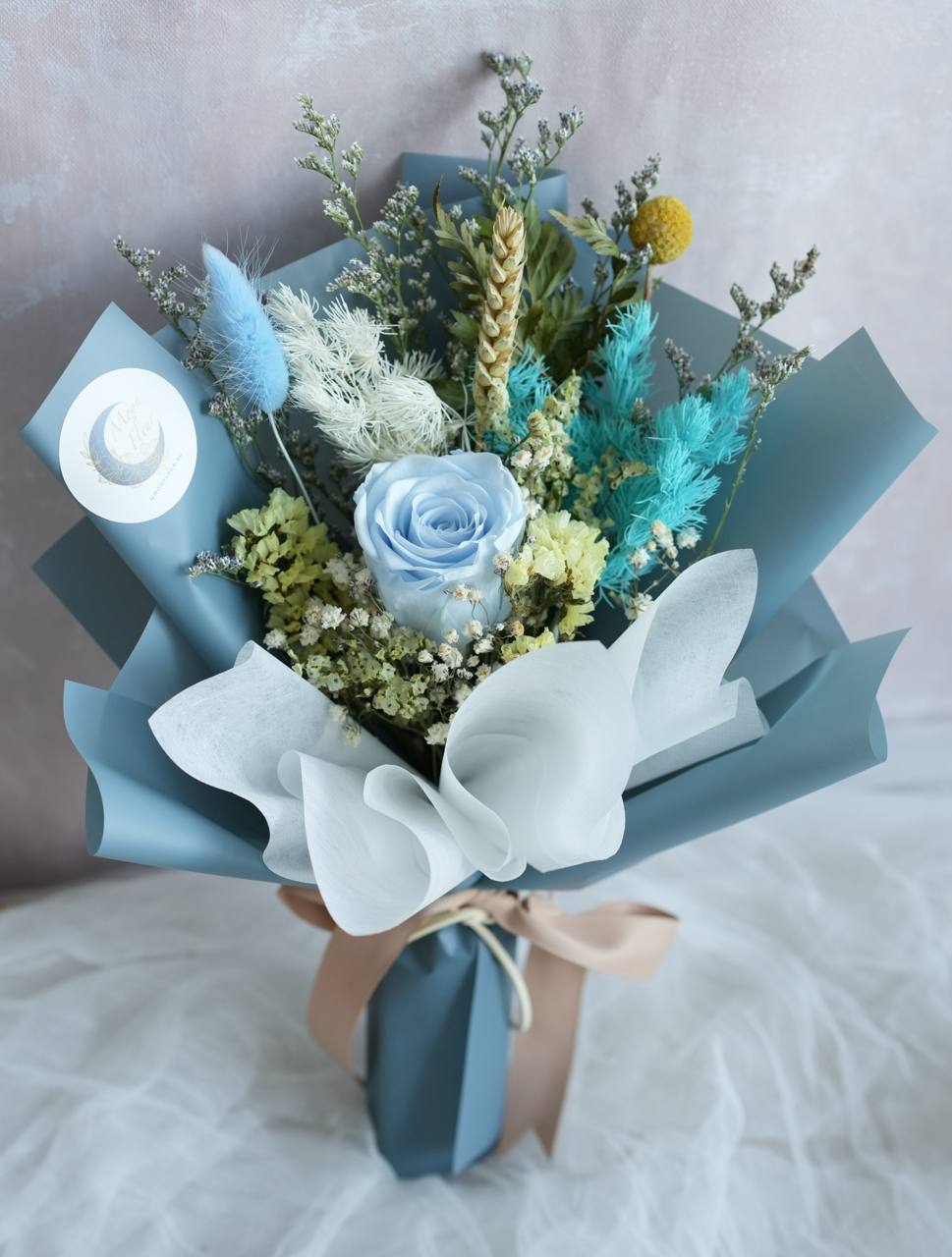 [Luna's Pick of The Week!] Blue Jeans Preserved Flower Bouquet